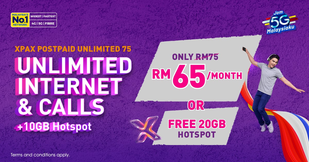 Get FREE 5G Phones with XPAX Postpaid Plan