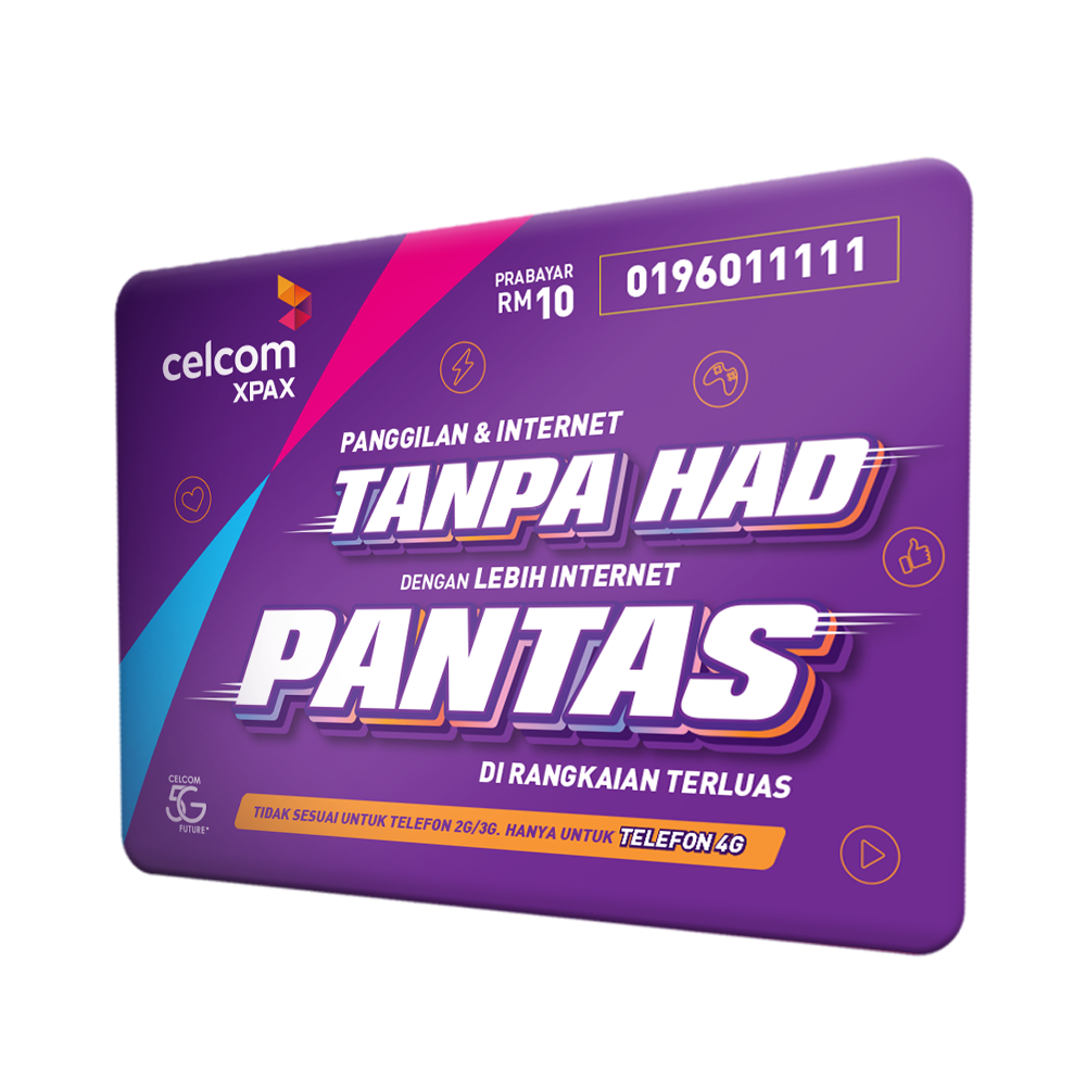 Celcom Xpax Prepaid Personal Celcom